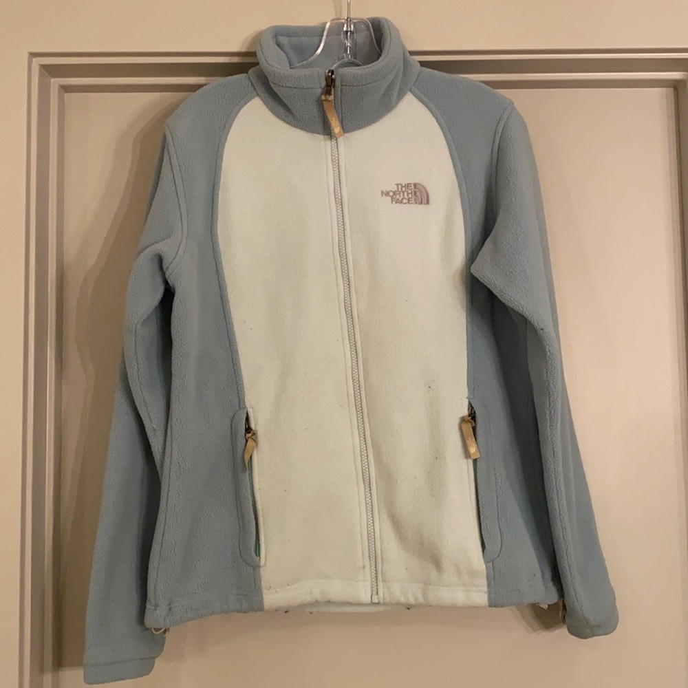 North Face - fleece zip up jacket - size M